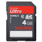 SD-HC Ultra (15 MB/s) 4 GB Class 4