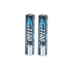 NiMH 1100 mAh AAA akku (2 db)