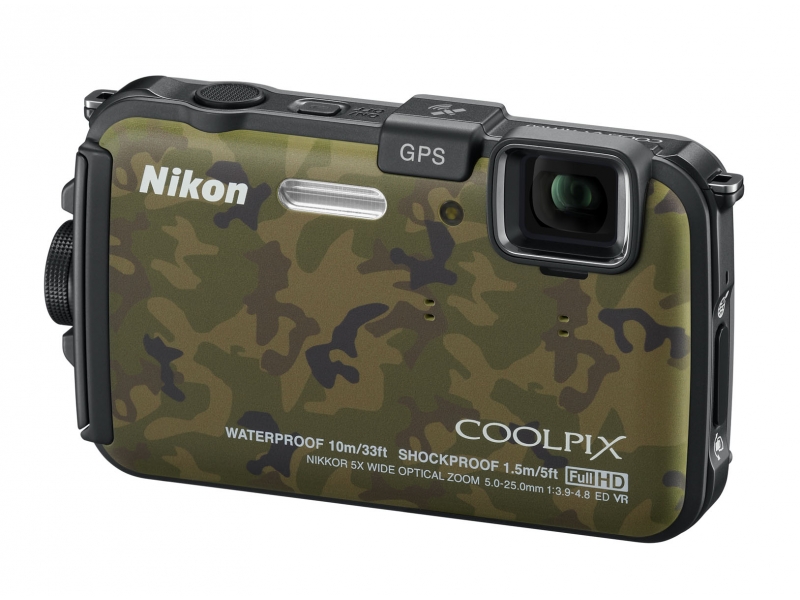 CoolPix AW100 terepszínű CoolPix AW100 terepszínű