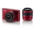 NIKON 1 J1 piros + 10-30 mm + 30-110 mm
