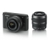 NIKON 1 J1 fekete + 10-30 mm + 30-110 mm