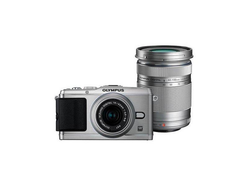 PEN E-P3 ezüst váz + EZ-M1442 II R + EZ-M4015 R PEN E-P3 ezüst váz + EZ-M1442 II R + EZ-M4015 R