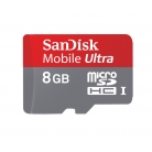 microSD-HC Ultra 8 GB Class 6 (SD adapterrel)