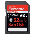 SD-HC Extreme (45 MB/s) 32 GB Class 10 mem�riak�rtya