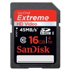SD-HC Extreme (45 MB/s) 16 GB Class 10 mem�riak�rtya