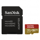 microSD-HC Extreme 32 GB (R/W: 100/60), UHS-3, A1, V30 microSD-HC Extreme 32 GB (R/W: 100/60), UHS-3, A1, V30